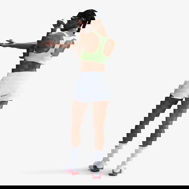  Nike Swoosh Medium Support Kadın Sarı Bra