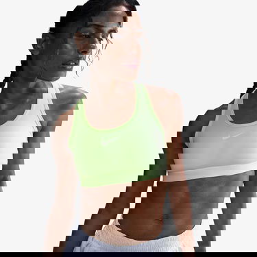  Nike Swoosh Medium Support Kadın Sarı Bra