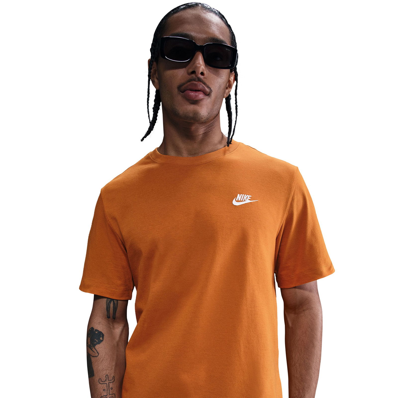 Nike Sportswear Club Erkek Turuncu T-Shirt
