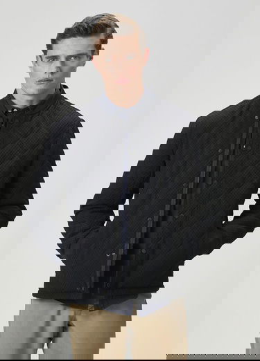  Beymen Club Erkek Lacivert Kapitoneli Bomber Mont