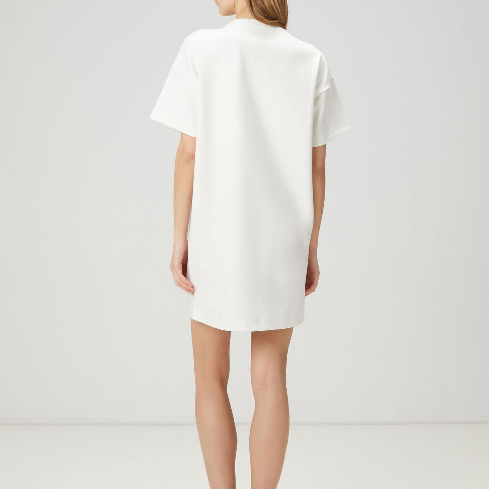 Beymen Club Kadin Oversize Beyaz İşlemeli Mini Elbise