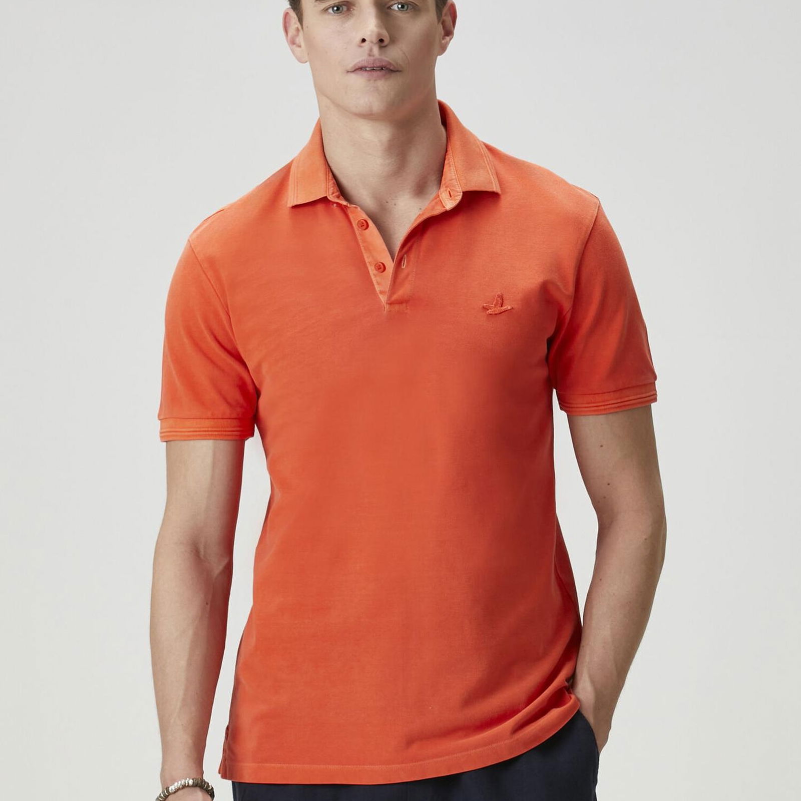 Beymen Club Erkek Comfort Fit Nar Çiçeği Polo Yaka T-shirt