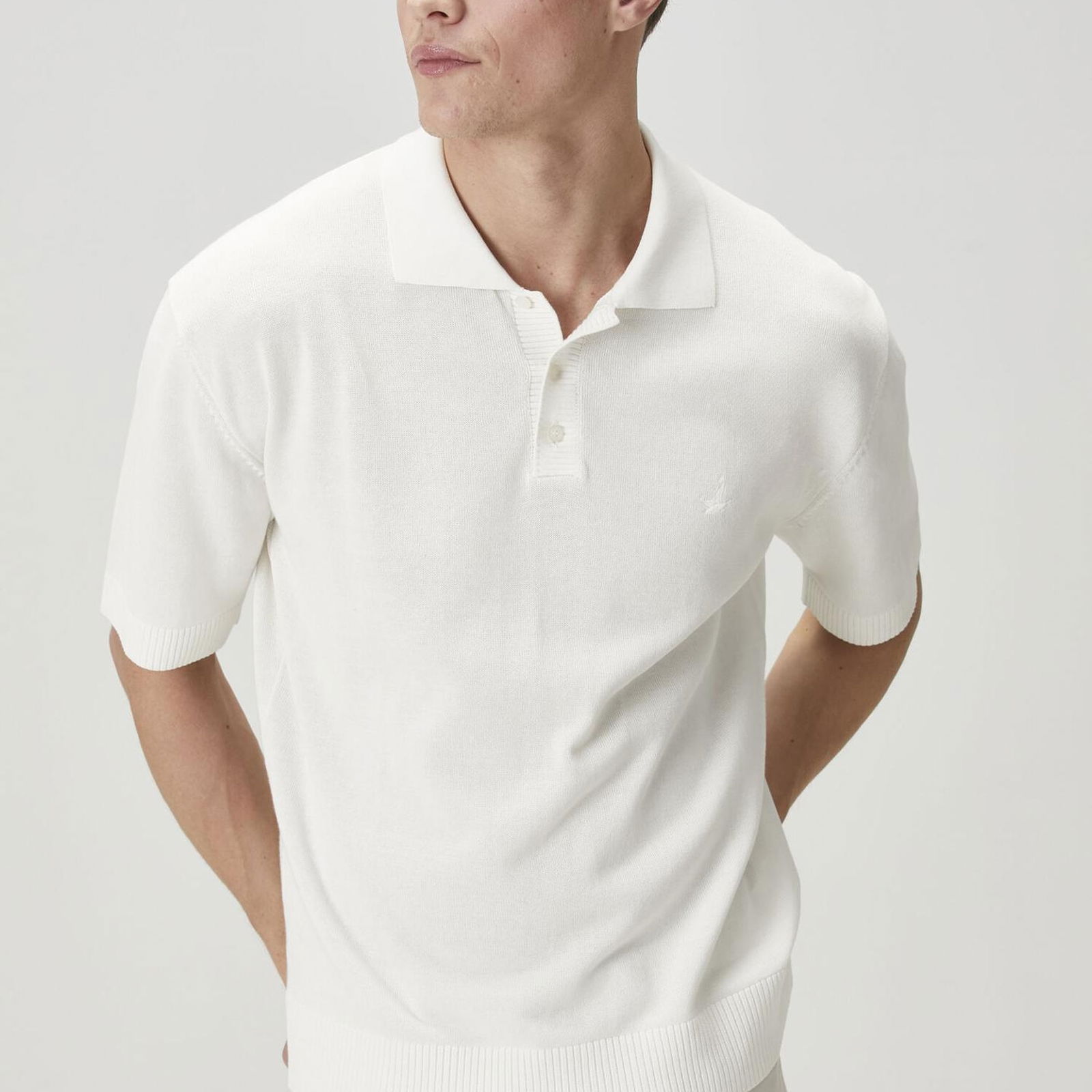 Beymen Club Erkek Kırık Beyaz Polo Triko