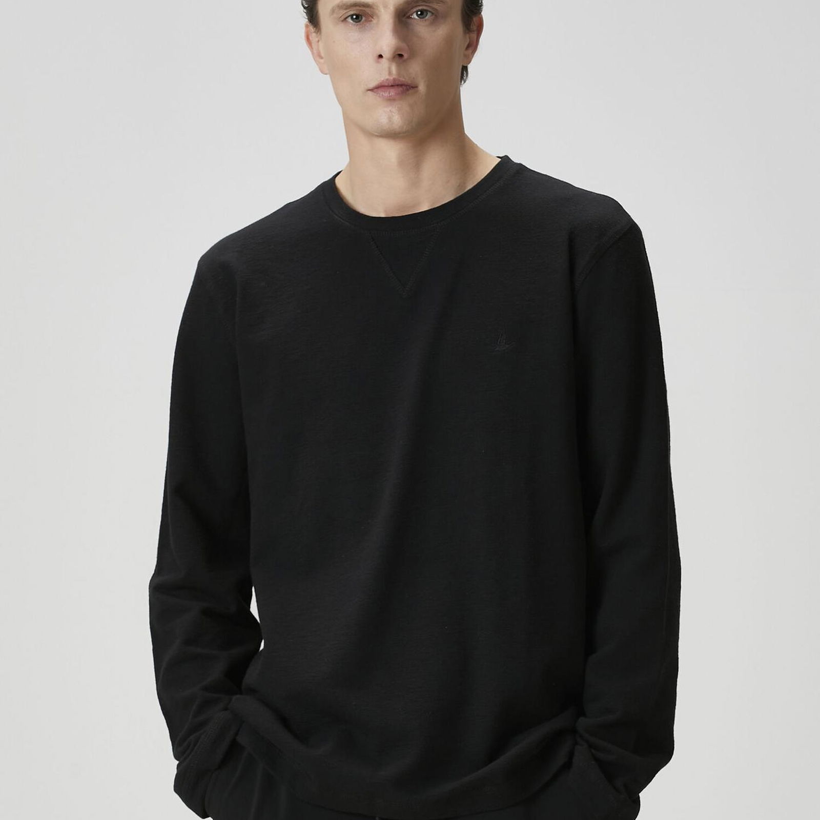 Beymen Club Erkek Siyah Uzun Kollu T-shirt