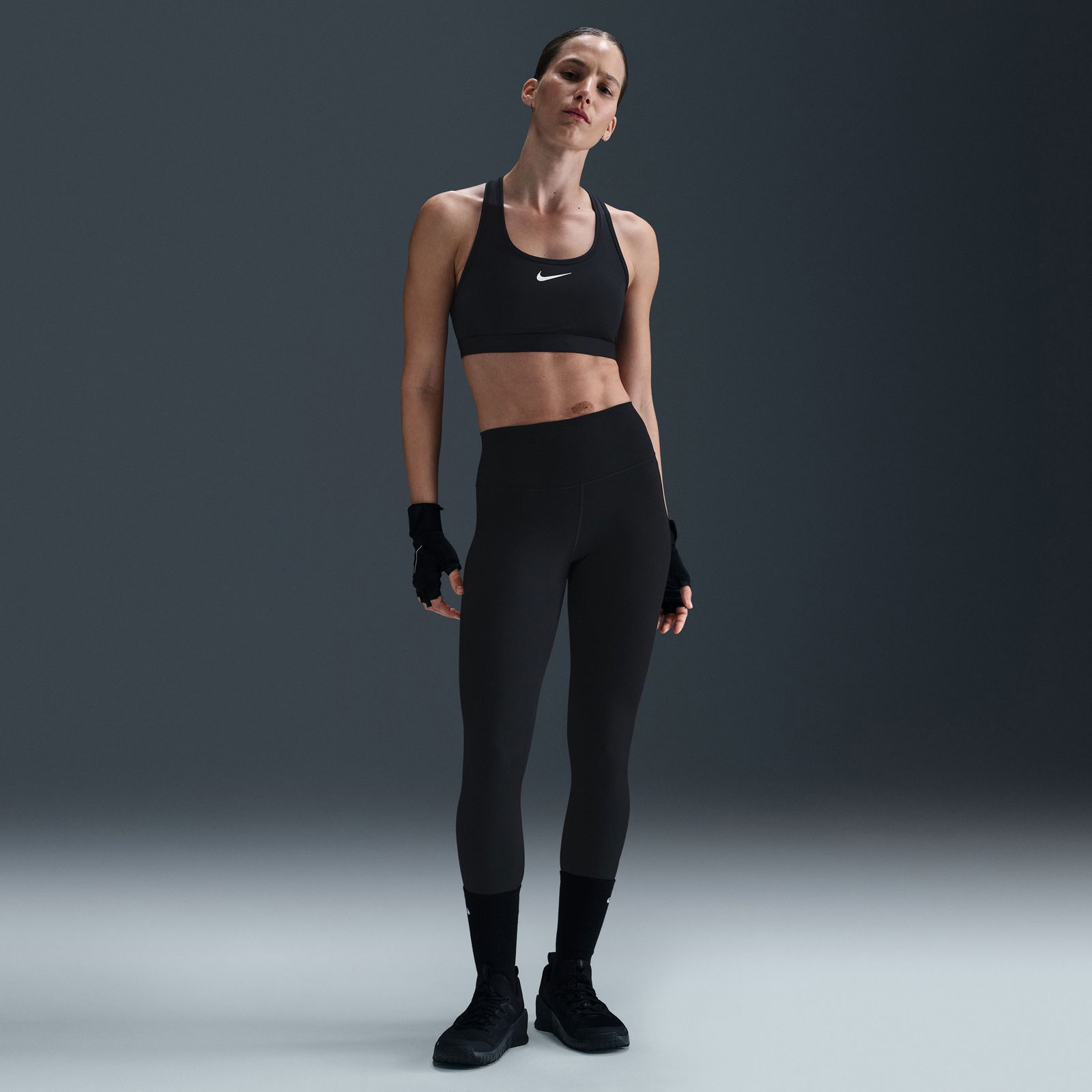Nike One Dri-Fit Kadın Siyah Tayt