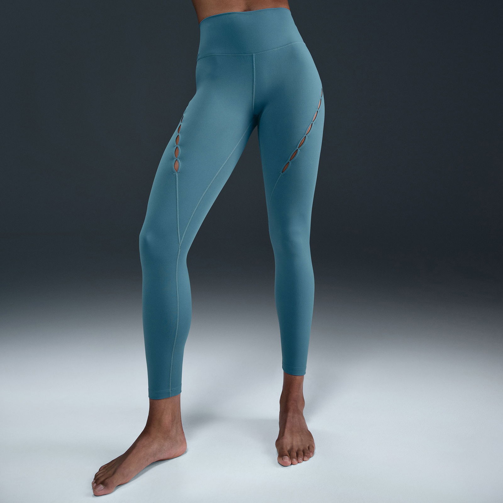 Nike One Dri-Fit Kadın Mavi Tayt