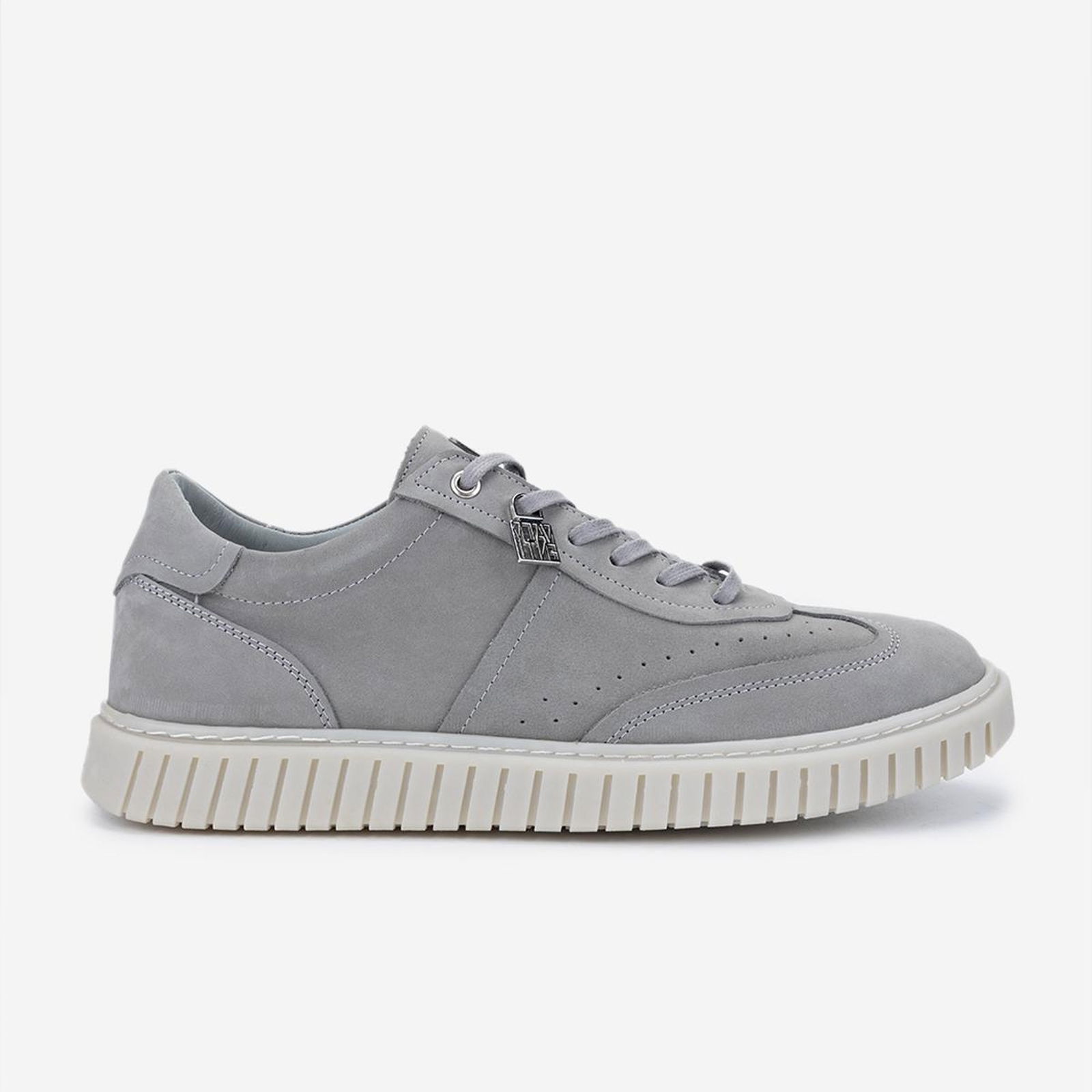Valmenti Erkek Hakiki Deri Gri Nubuk Sneakers & Spor Ayakkabı
