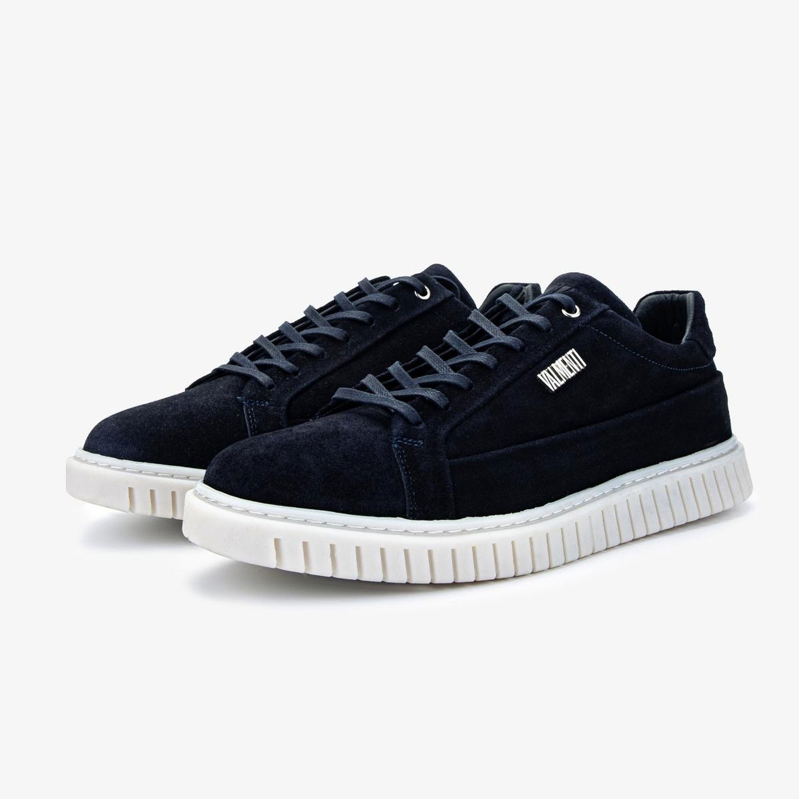 Valmenti Erkek Hakiki Deri Lacivert Süet Sneakers & Spor Ayakkabı