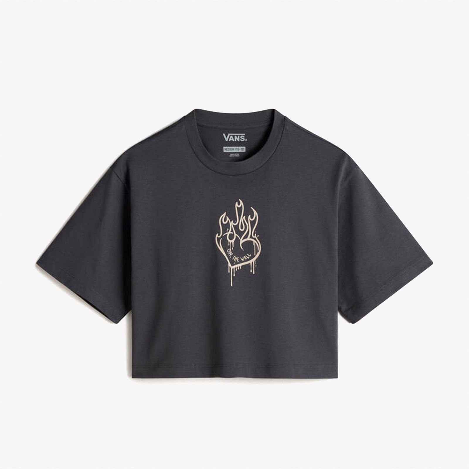 Vans Fire in Your Heart Ss Çocuk Gri T-Shirt