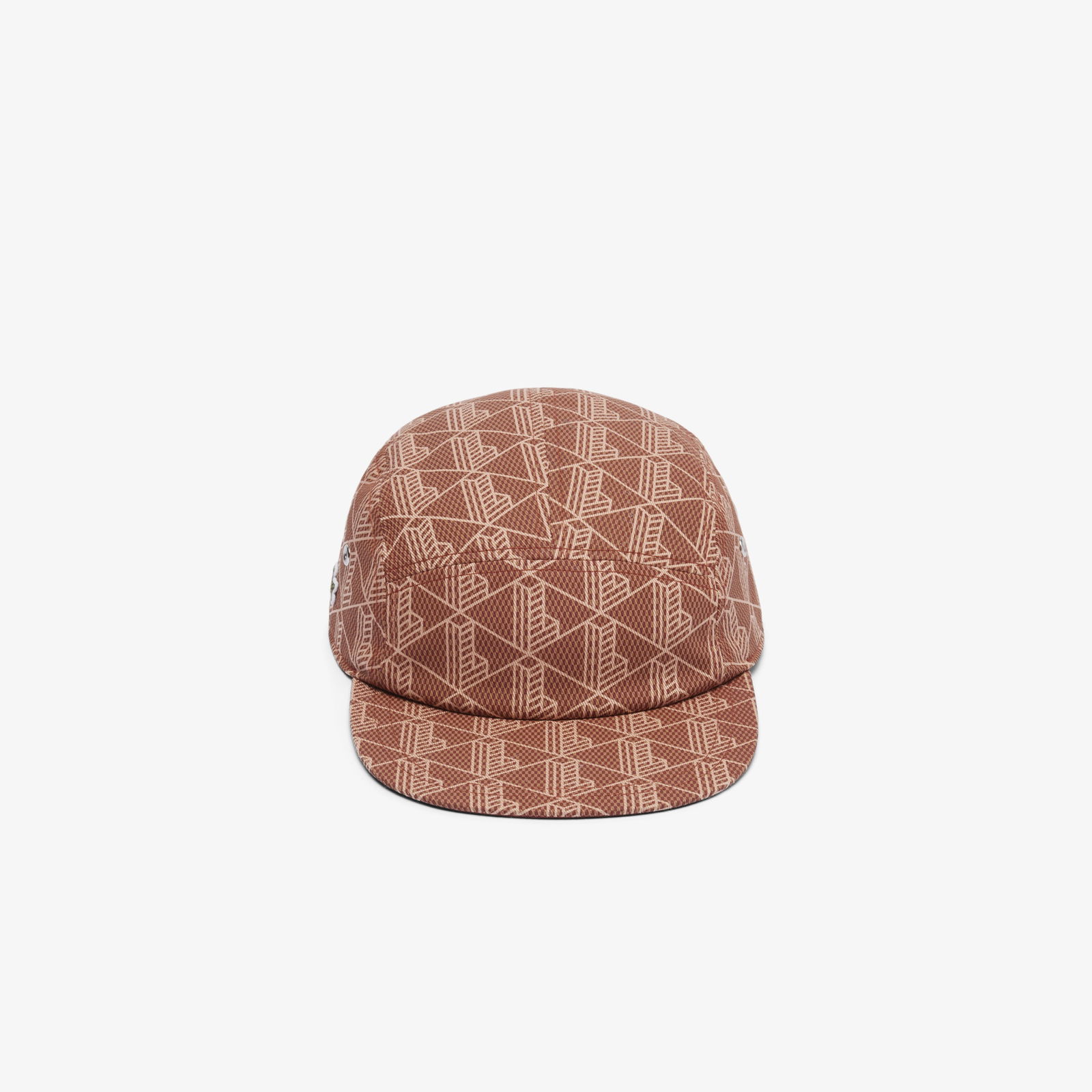 Lacoste Printed Twill Jockey Unisex Kahverengi Şapka