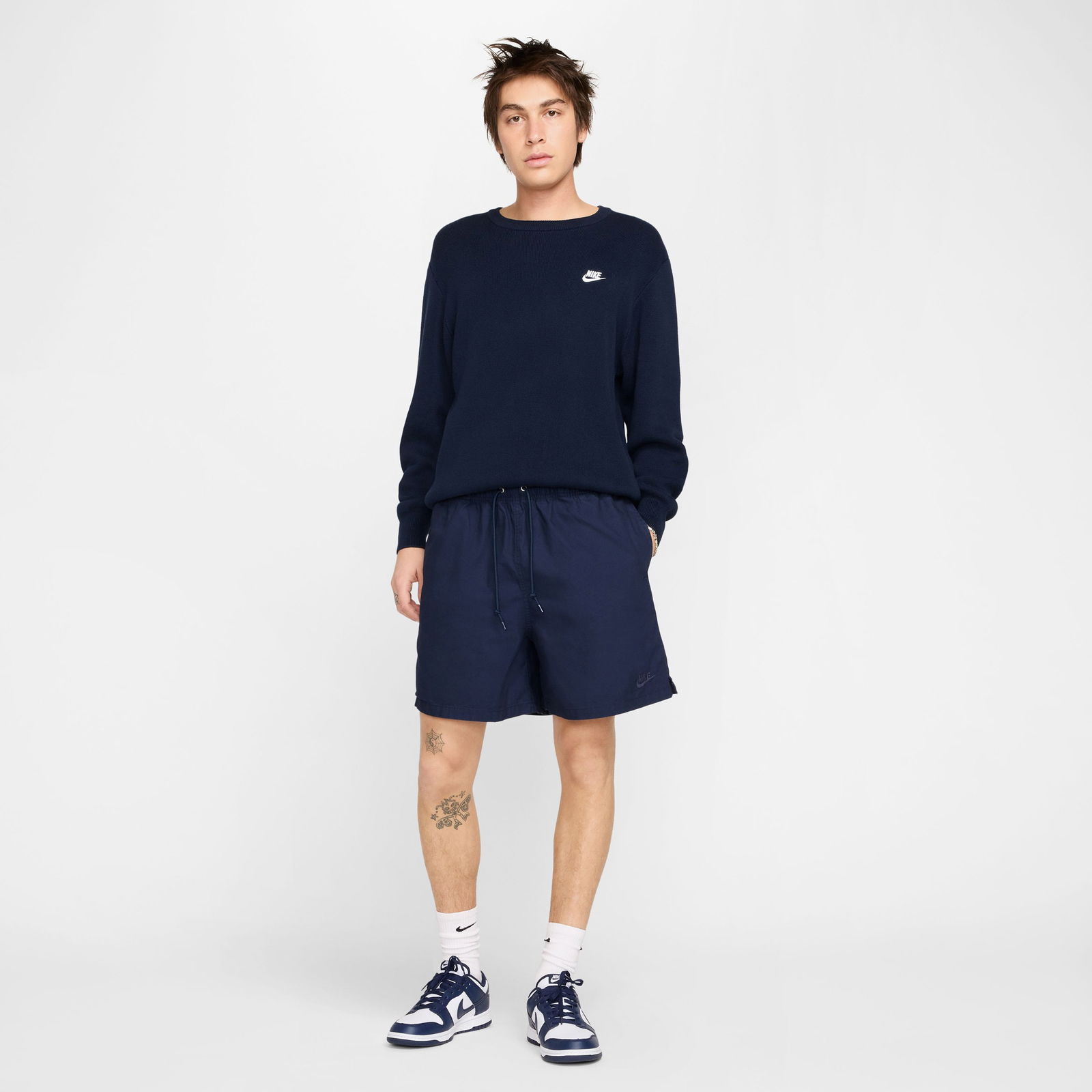 Nike Club Flow Erkek Mavi Şort