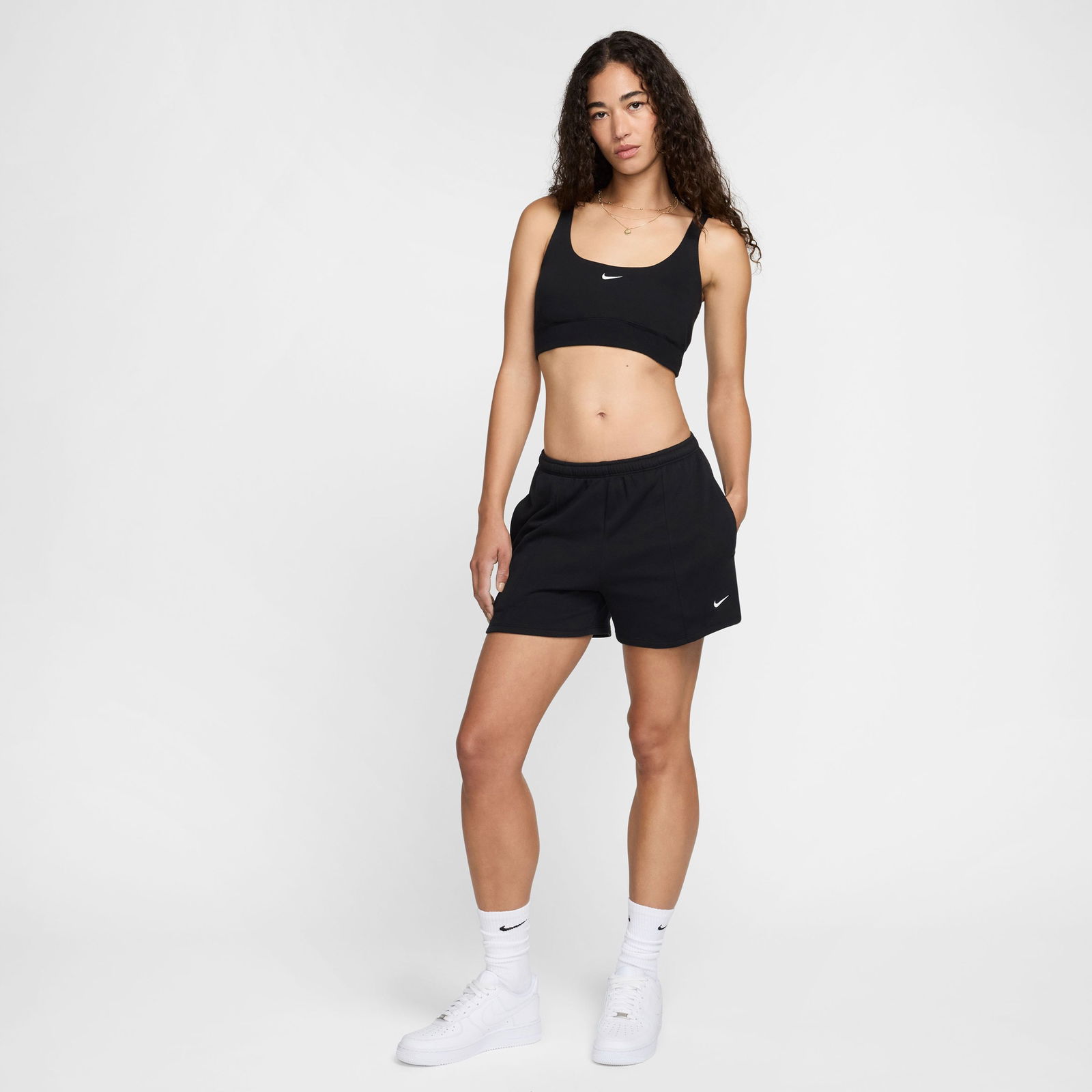 Nike Sportswear Chill Terry 10 cm Kadın Siyah Şort