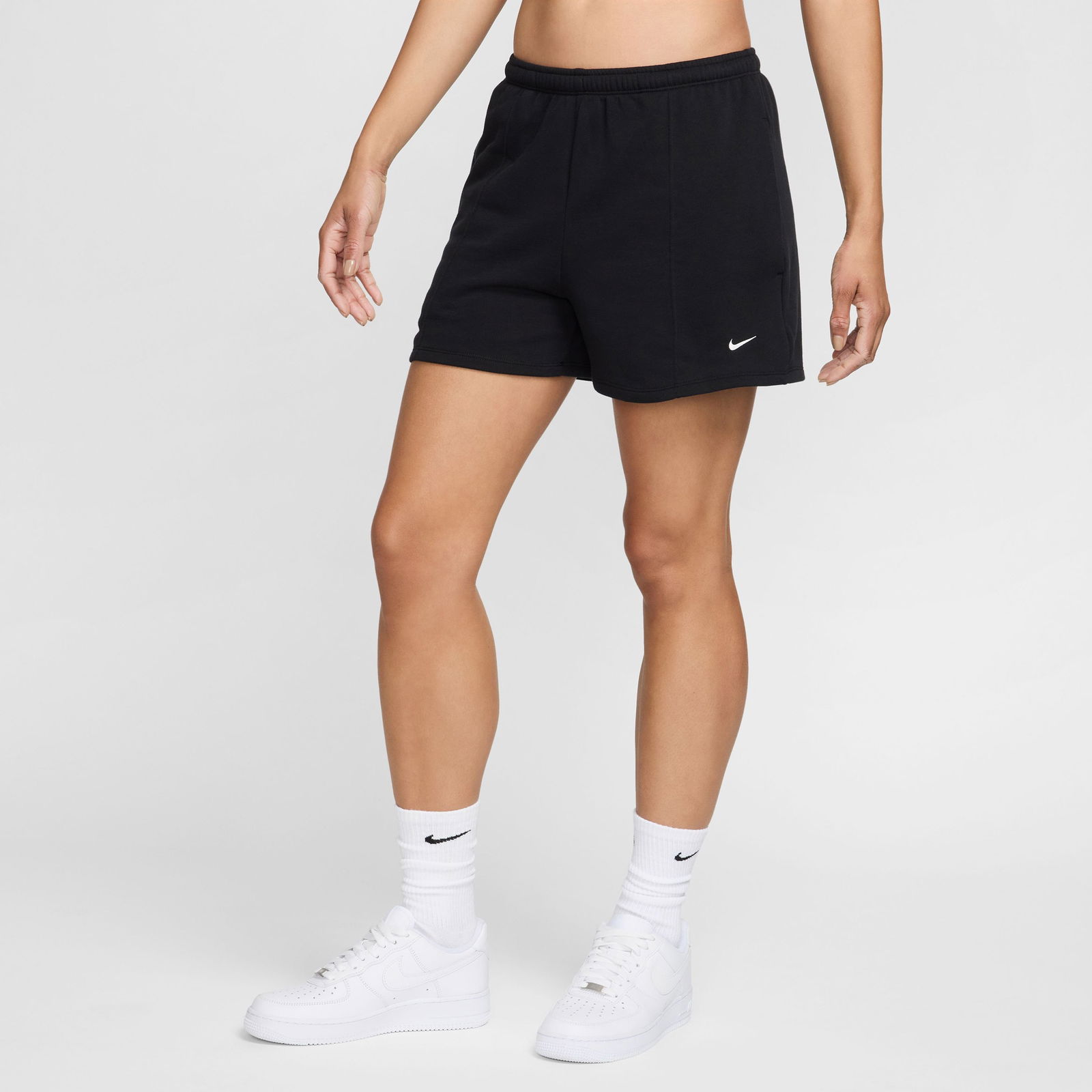Nike Sportswear Chill Terry 10 cm Kadın Siyah Şort