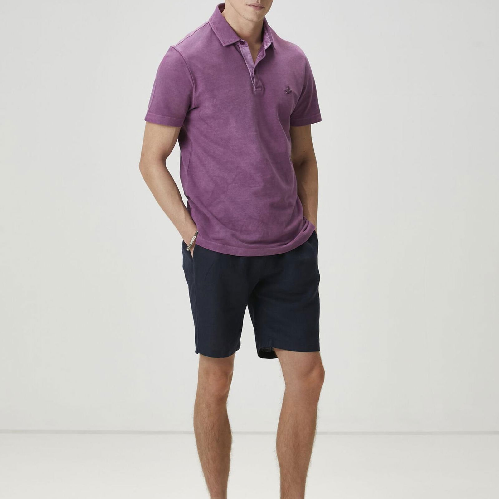Beymen Club Erkek Comfort Fit Mor Polo Yaka T-shirt