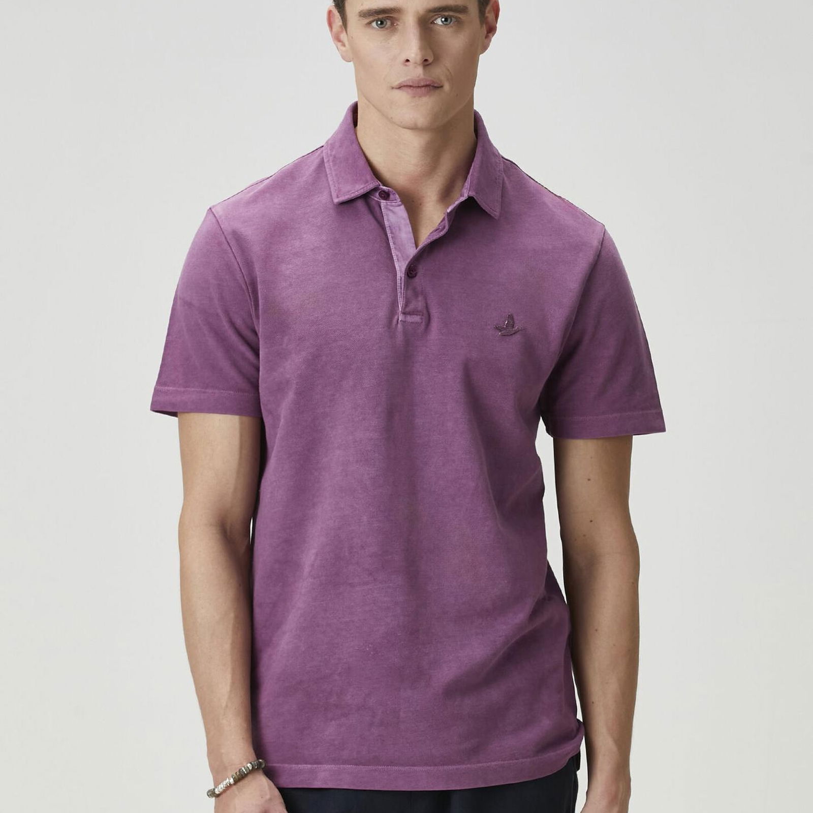Beymen Club Erkek Comfort Fit Mor Polo Yaka T-shirt