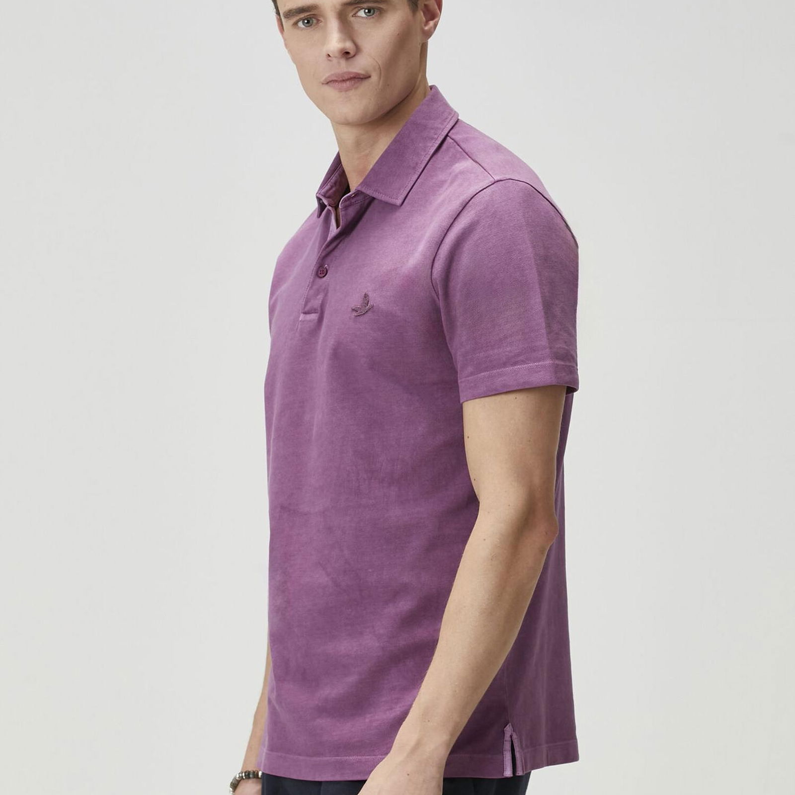 Beymen Club Erkek Comfort Fit Mor Polo Yaka T-shirt