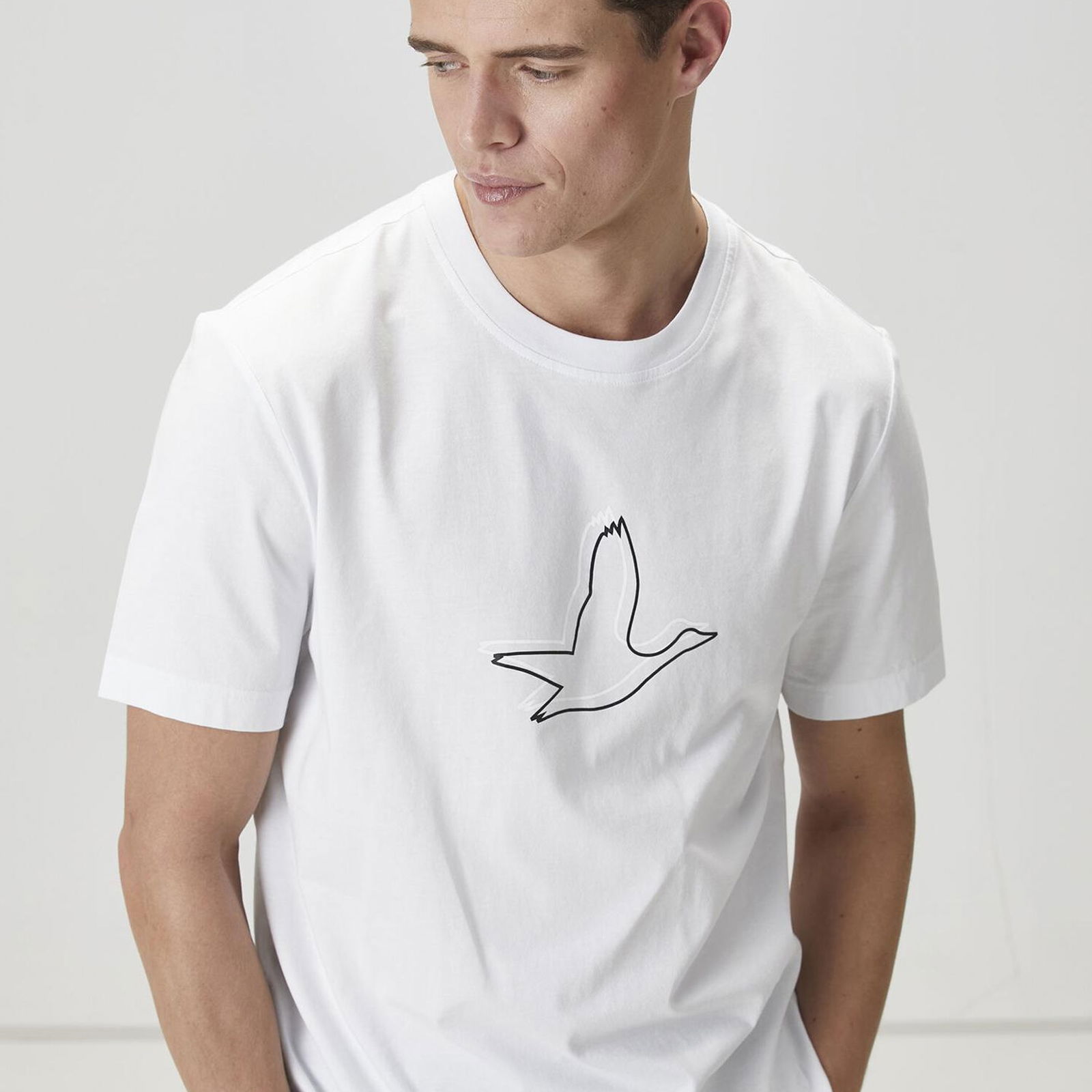 Beymen Club Erkek Relaxed Fit Beyaz T-shirt
