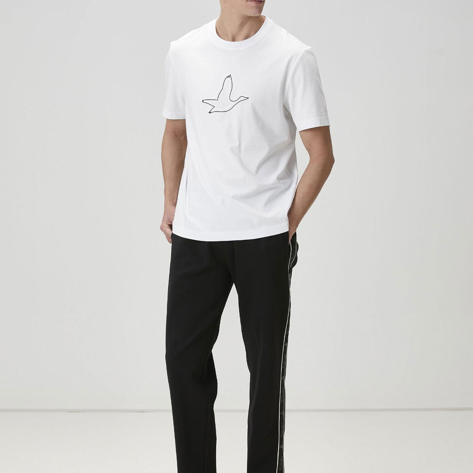 Beymen Club Erkek Relaxed Fit Beyaz T-shirt