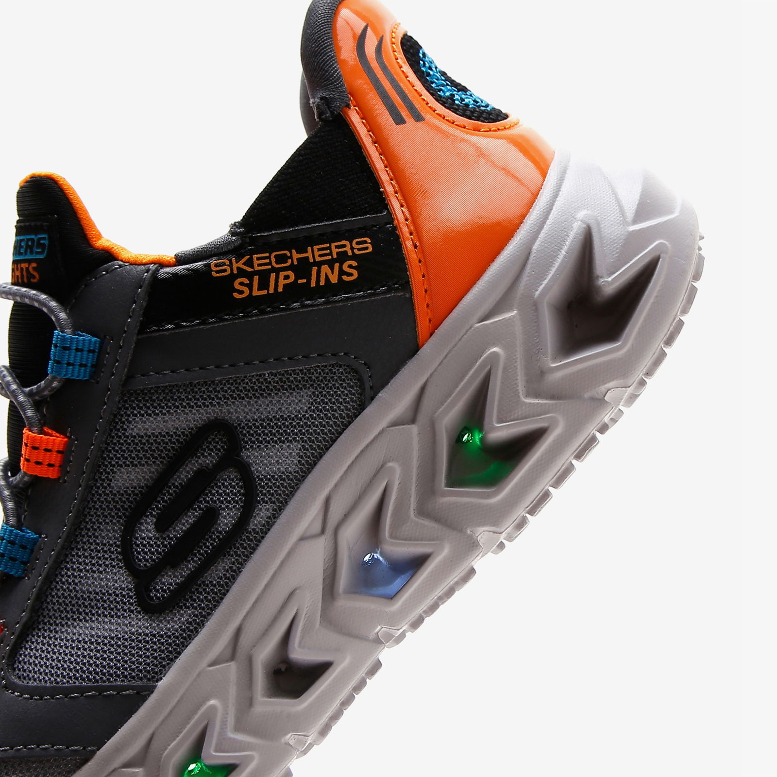 Skechers Hypno Flash 2.0 Odelux Çocuk Gri Spor Ayakkabı