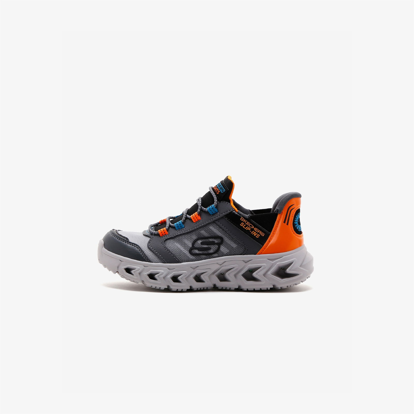 Skechers Hypno Flash 2.0 Odelux Çocuk Gri Spor Ayakkabı