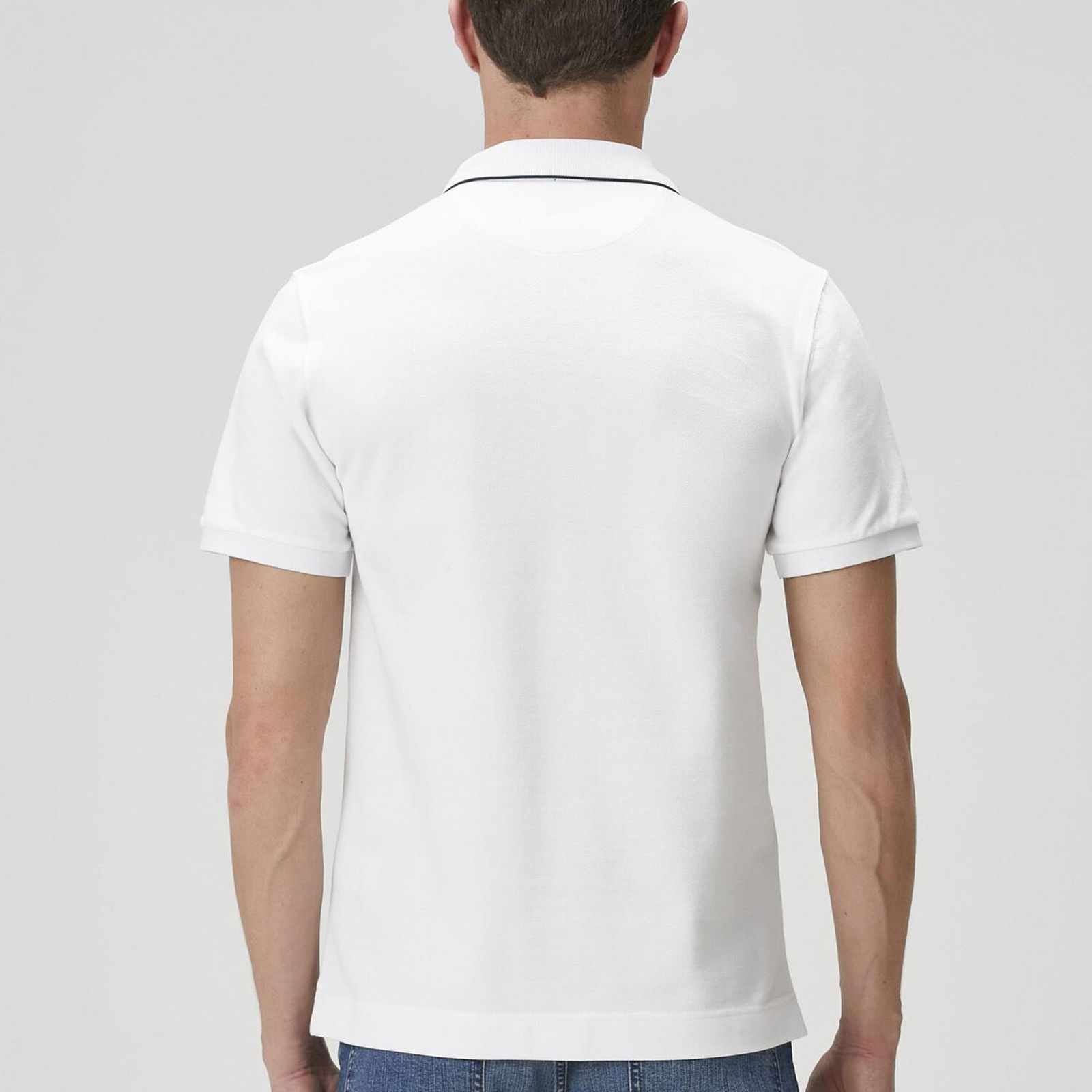 Beymen Club Erkek Slim Fit Beyaz Polo Yaka T-shirt