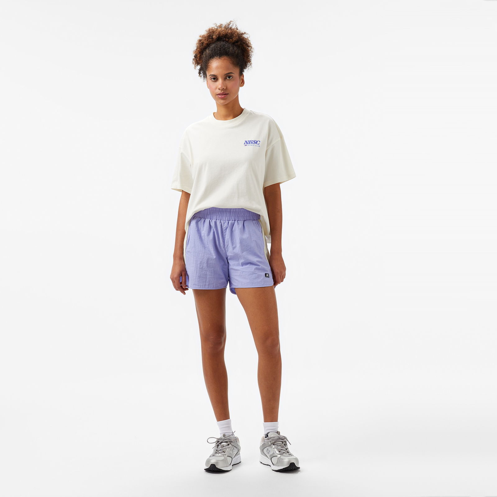 New Balance Lifestyle Kadın Mor Şort