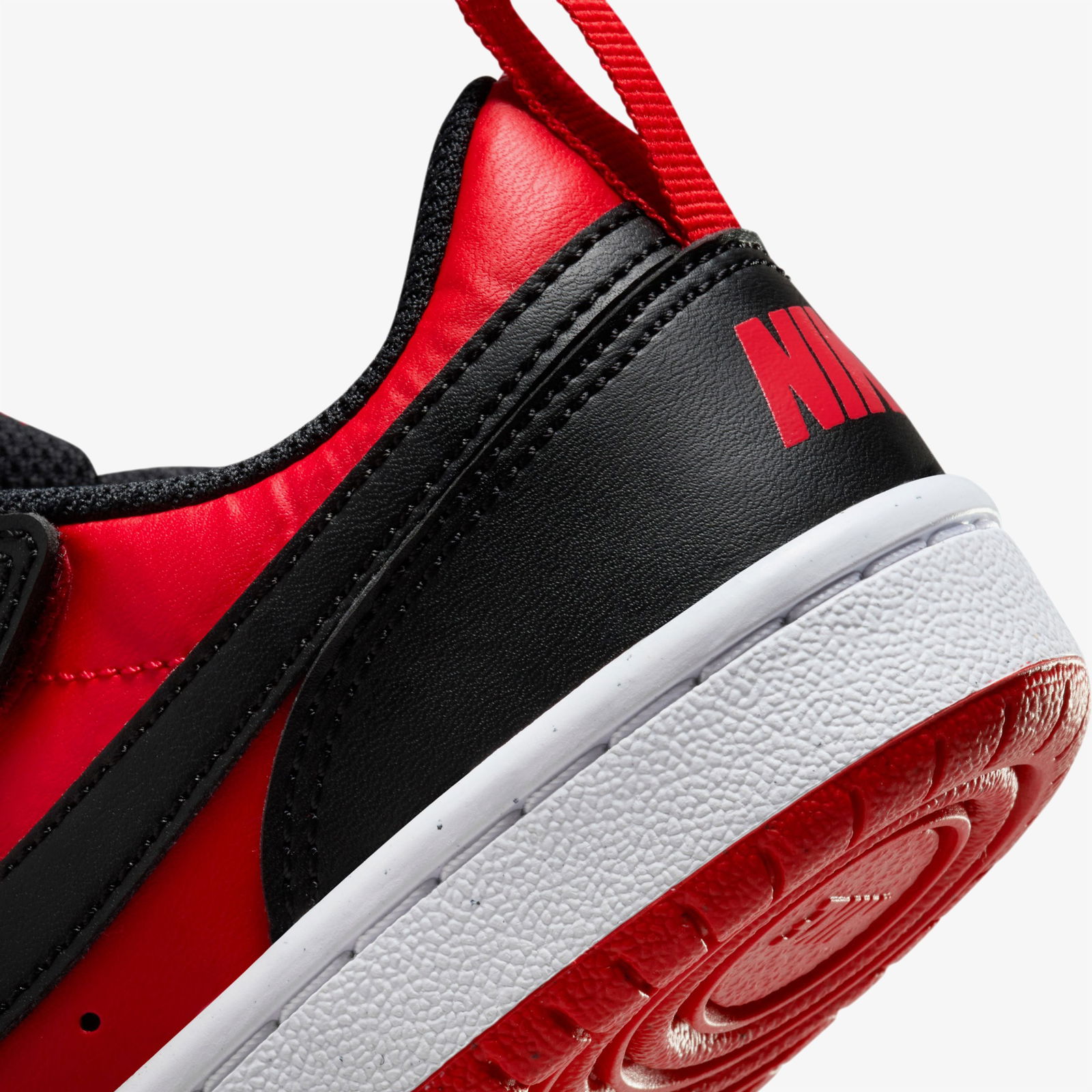 Nike Court Borough Low Recraft Çocuk Kırmızı Spor Ayakkabı