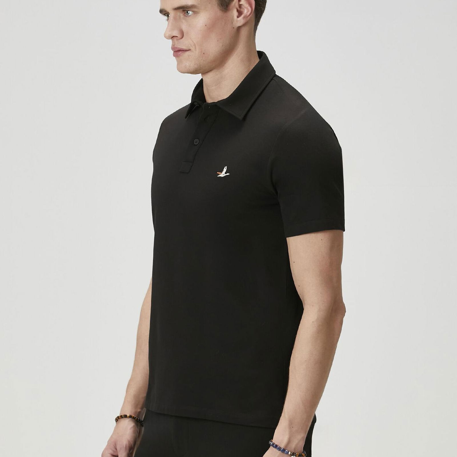 Beymen Club Erkek Comfort Fit Siyah Polo Yaka T-shirt