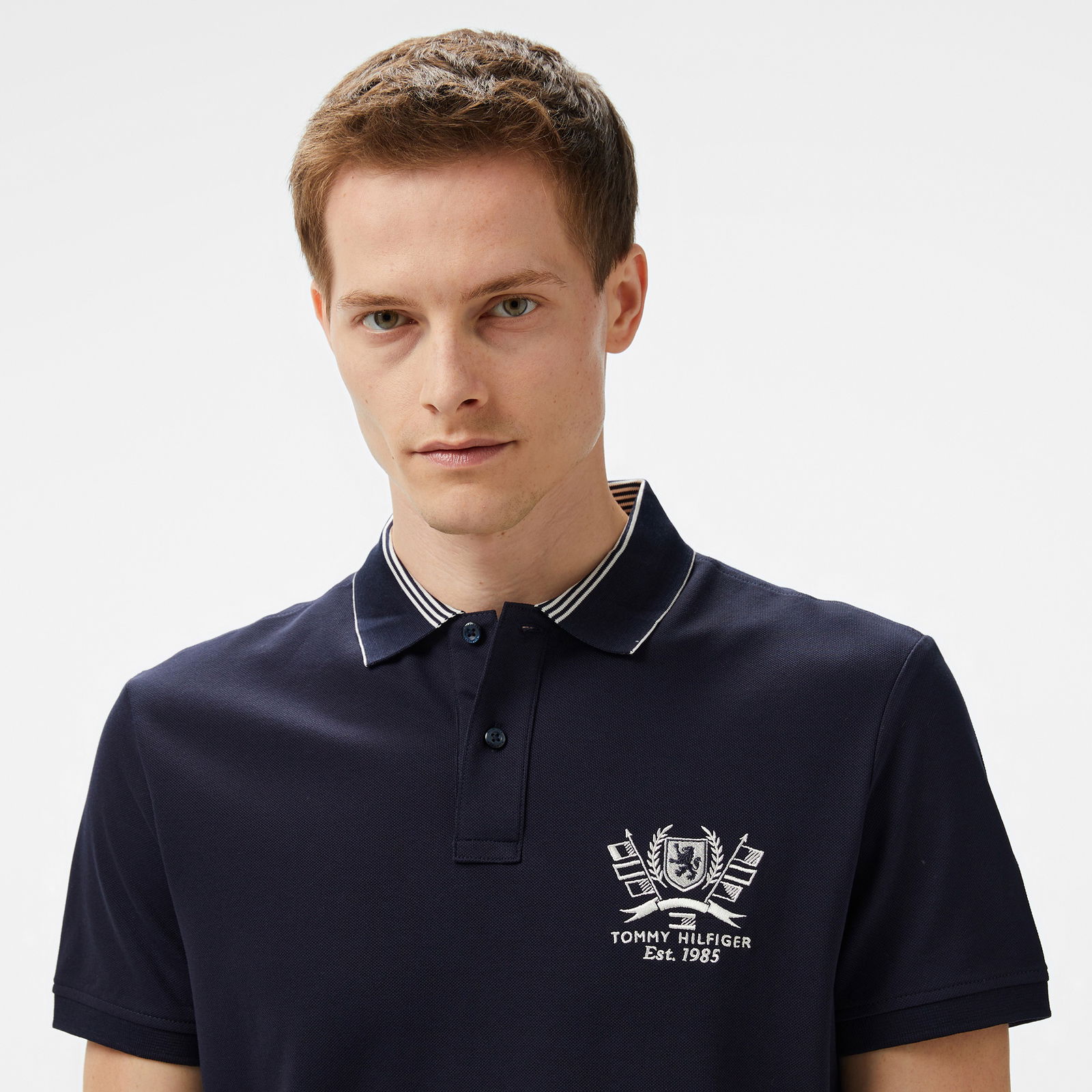 Tommy Hilfiger Icon Reg Erkek Mavi Polo