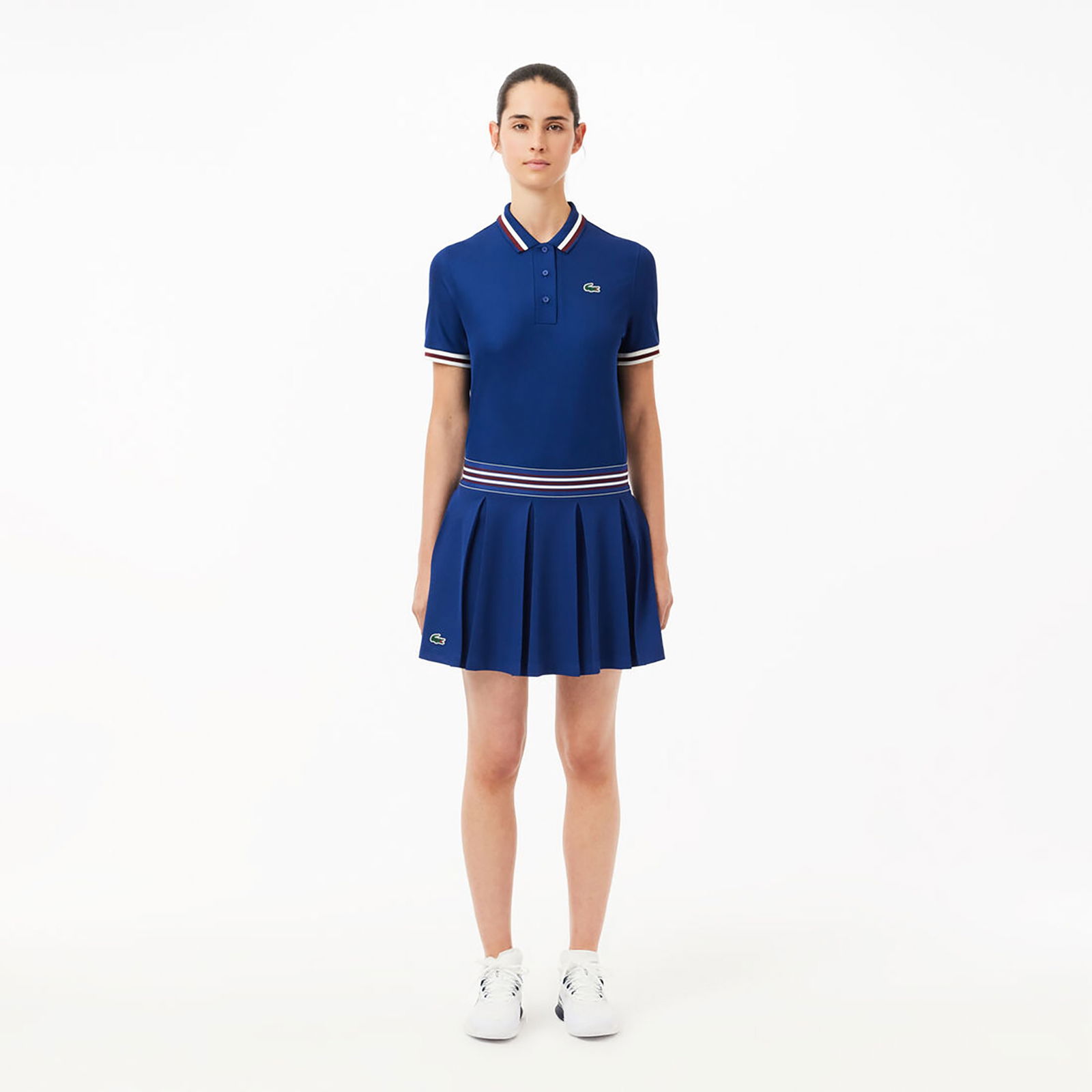 Lacoste Kadın Tenis Pileli Lacivert Etek