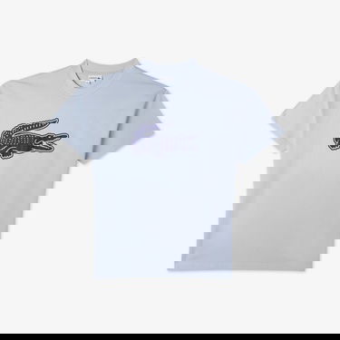  Lacoste Erkek Relaxed Fit Bisiklet Yaka Baskılı Beyaz T-Shirt
