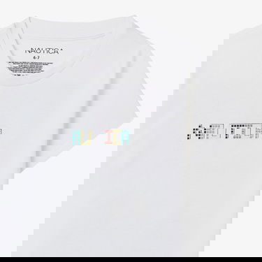  Nautica Erkek Çocuk Beyaz Regular Fit Baskılı T-Shirt