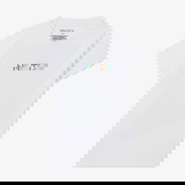  Nautica Erkek Çocuk Beyaz Regular Fit Baskılı T-Shirt