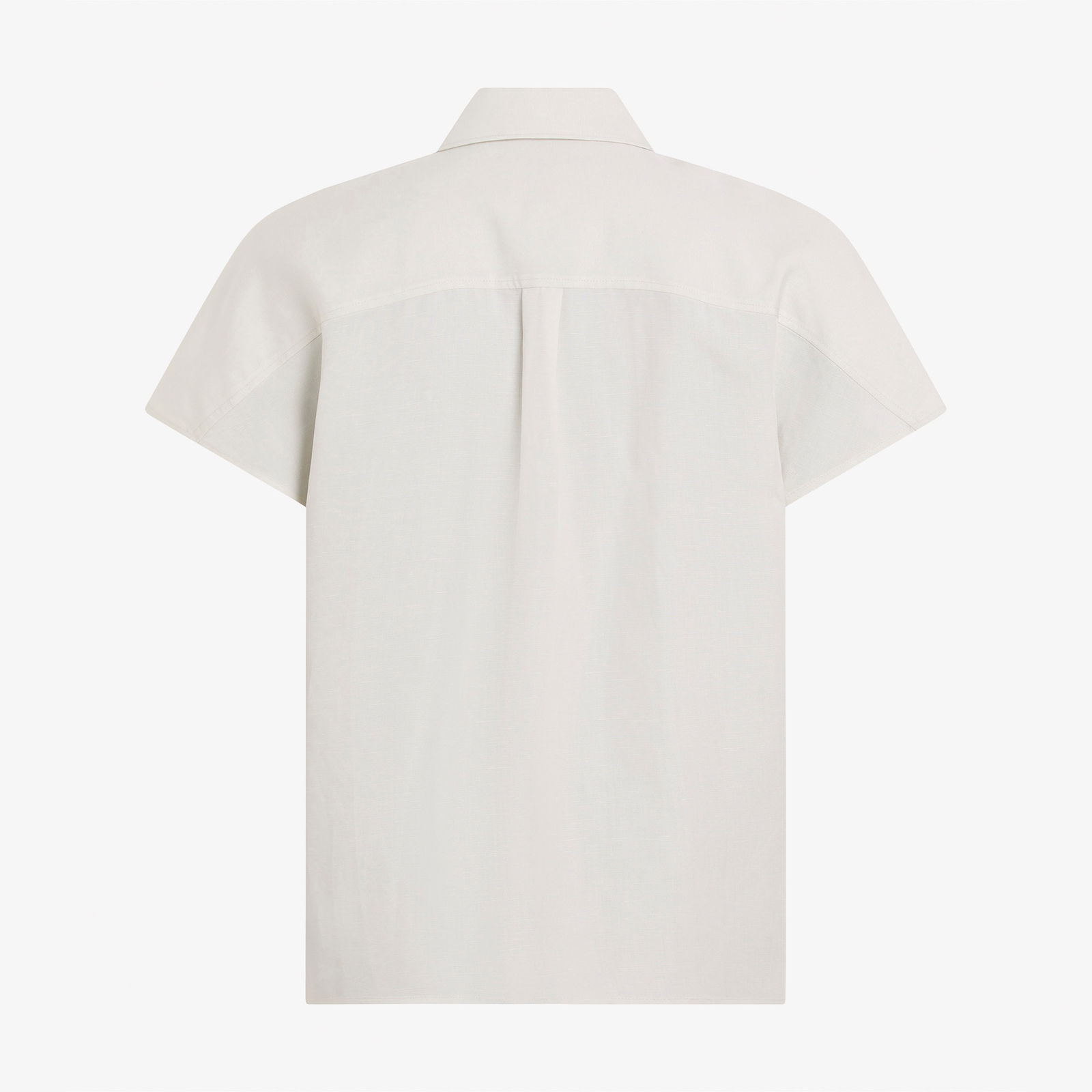 Calvin Klein Linen Blend Kadın Bej T-Shirt