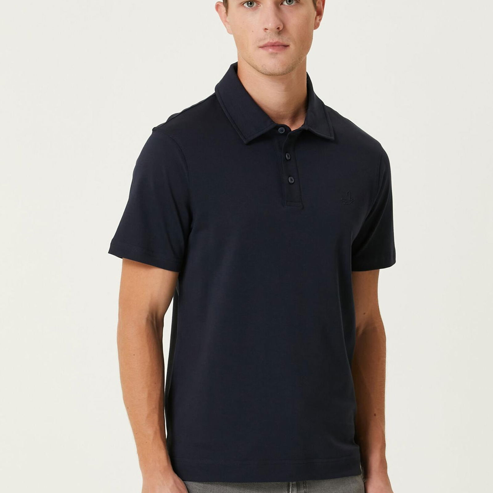 Beymen Club Erkek Slim Fit Lacivert Polo T-shirt
