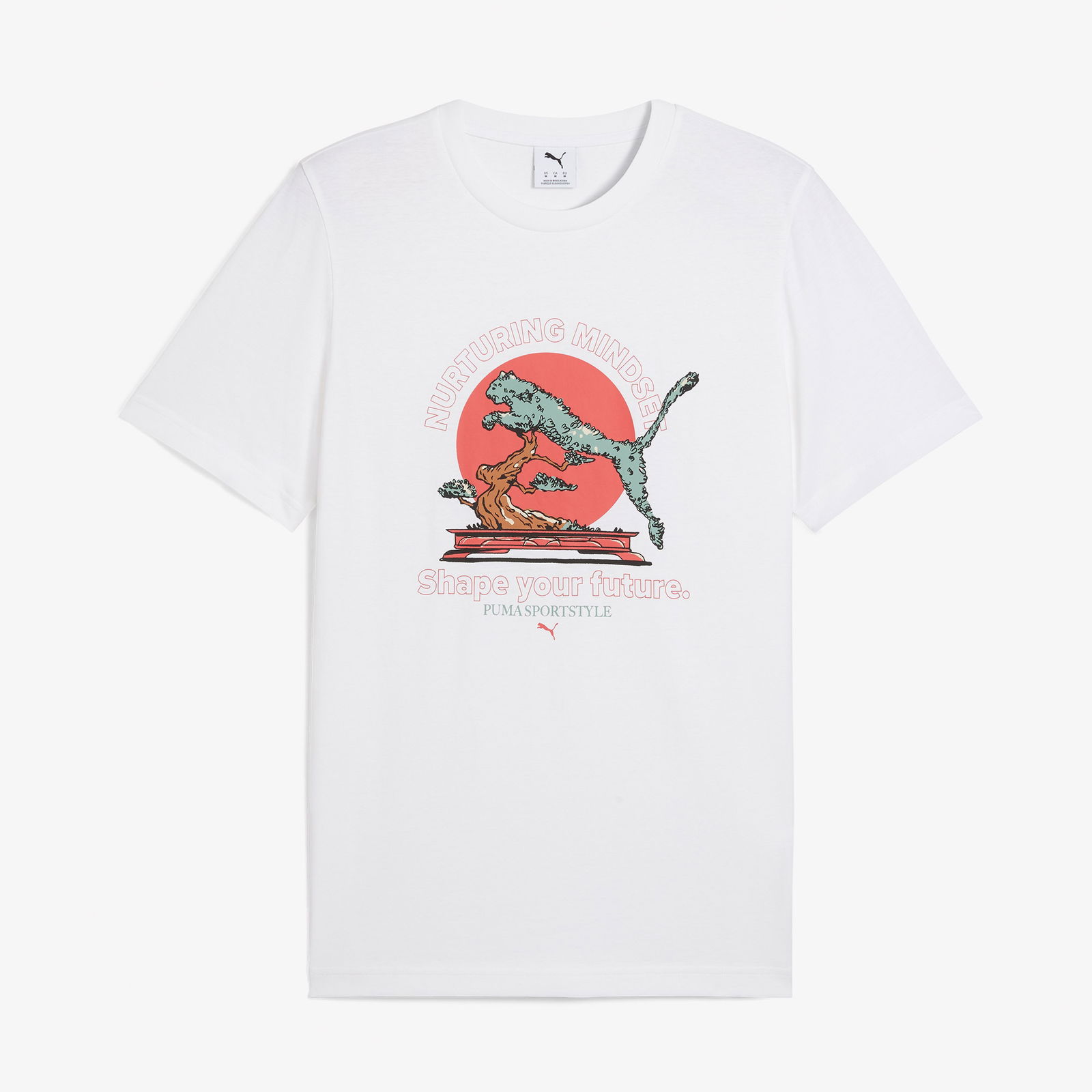 Puma Graphics Bonsai Erkek Beyaz T-Shirt