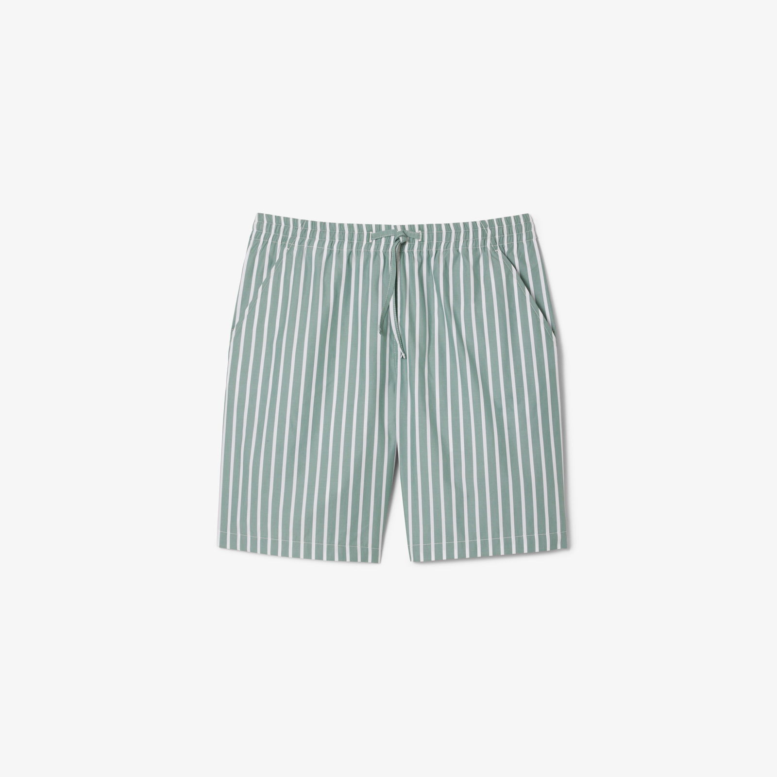 Lacoste Erkek Relaxed Fit Çizgili Yeşil Şort
