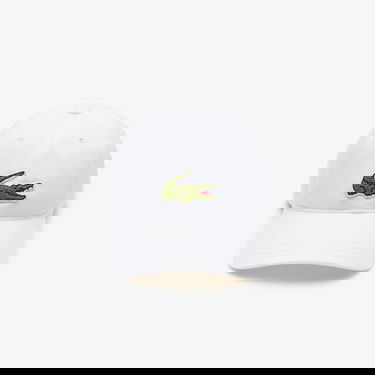  Lacoste Unisex Baskılı Beyaz Şapka