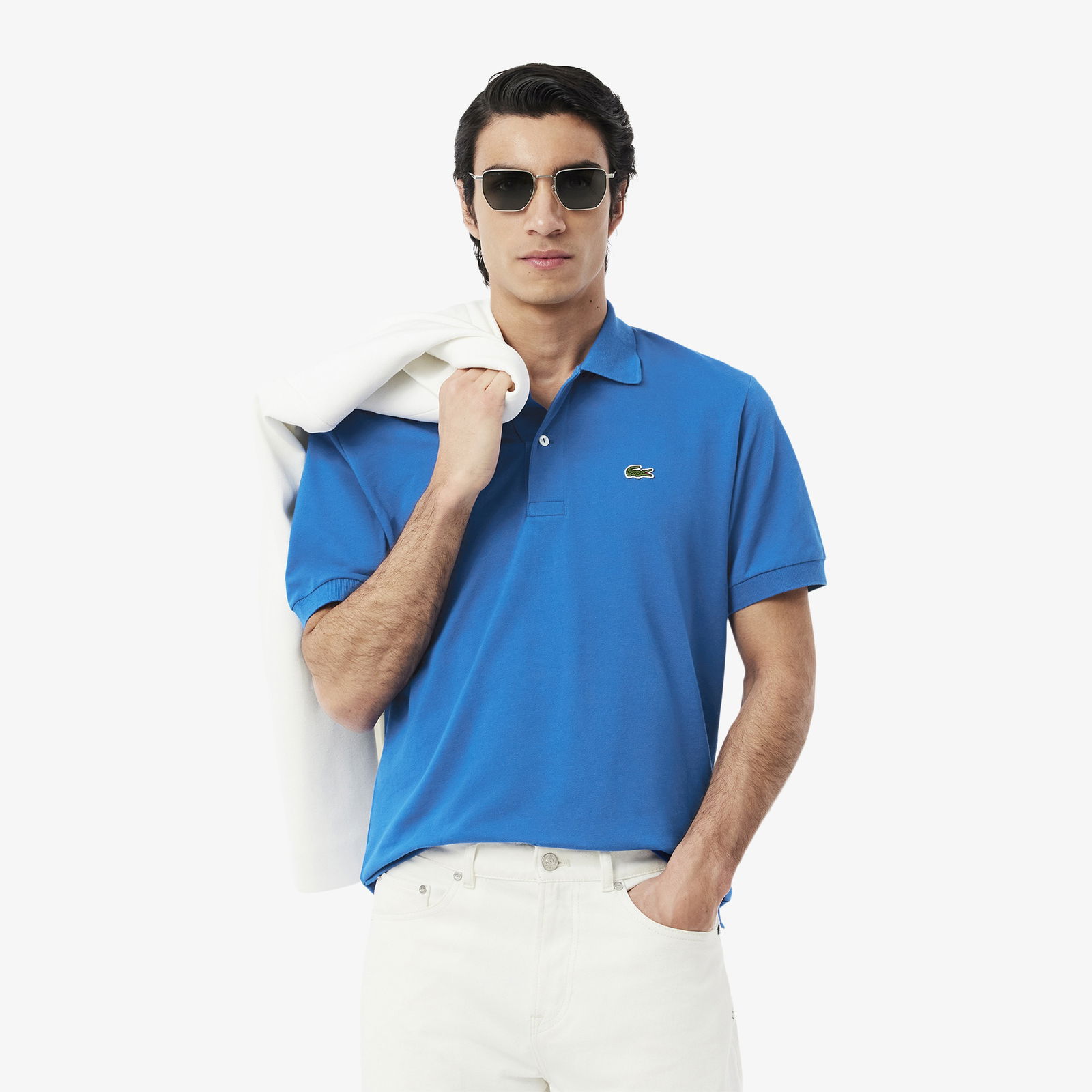 Lacoste L.12.12 Light Erkek Classic Fit Mavi Polo