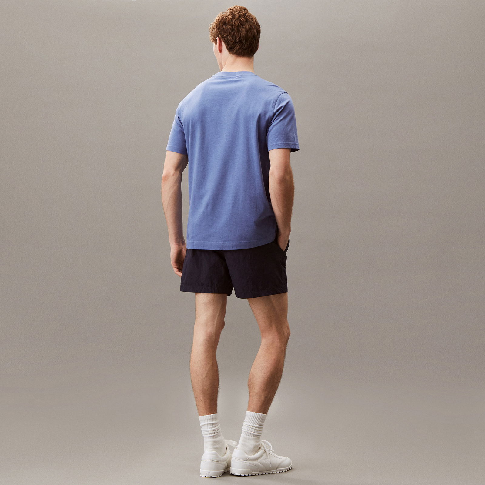 Calvin Klein Pw Graphic Erkek Mavi T-Shirt