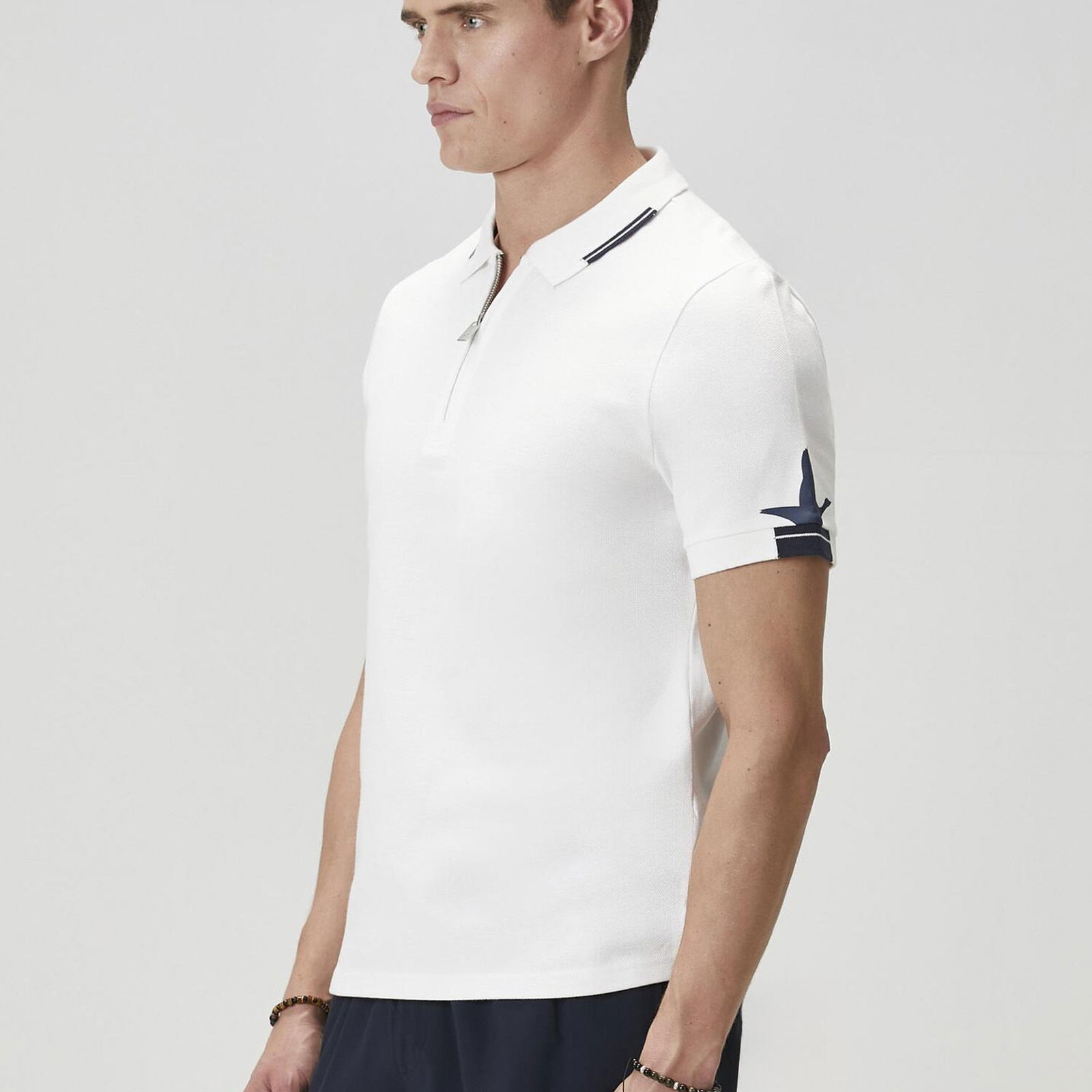 Beymen Club Erkek Comfort Fit Beyaz Polo Yaka T-shirt