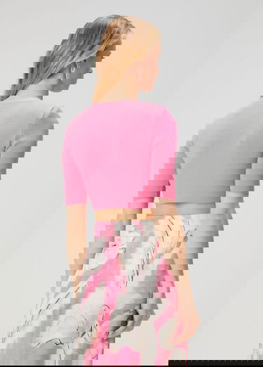  Beymen Club Kadin Pembe Crop Basic Kazak