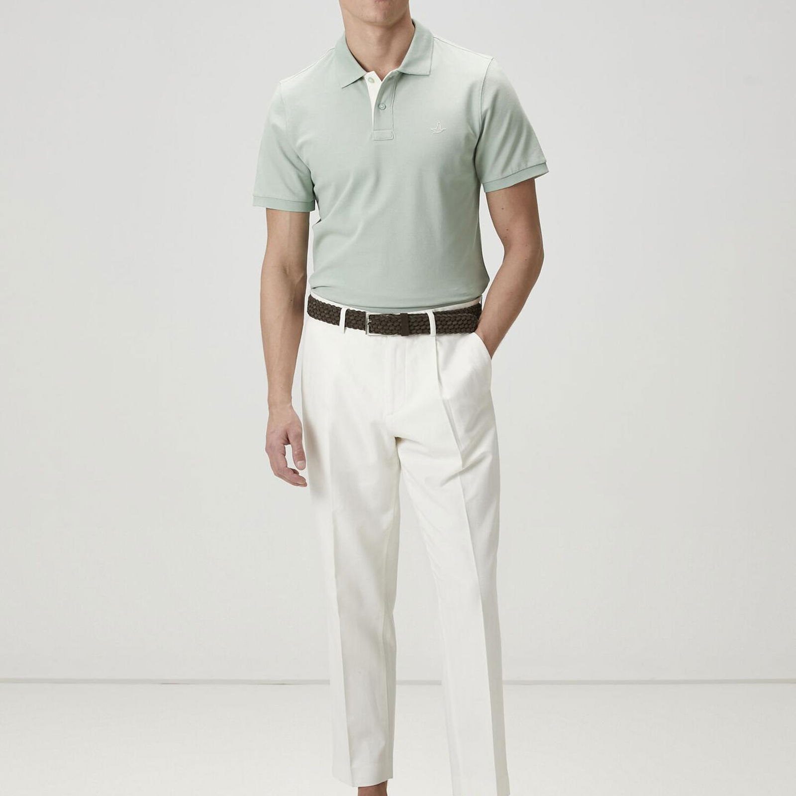 Beymen Club Erkek Basic Fit Yeşil Polo Yaka T-shirt