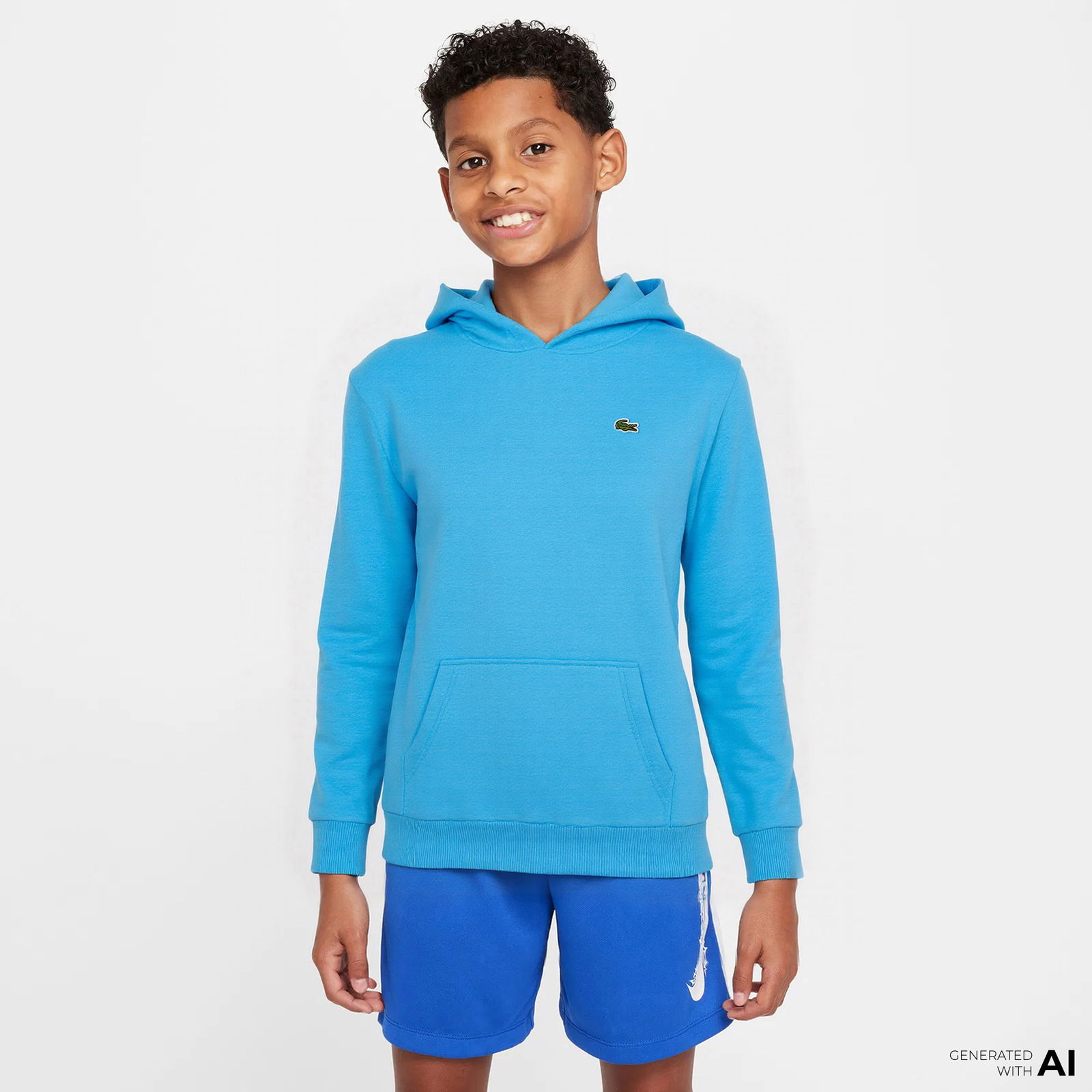 Lacoste Classic Çocuk Mavi Sweatshirt