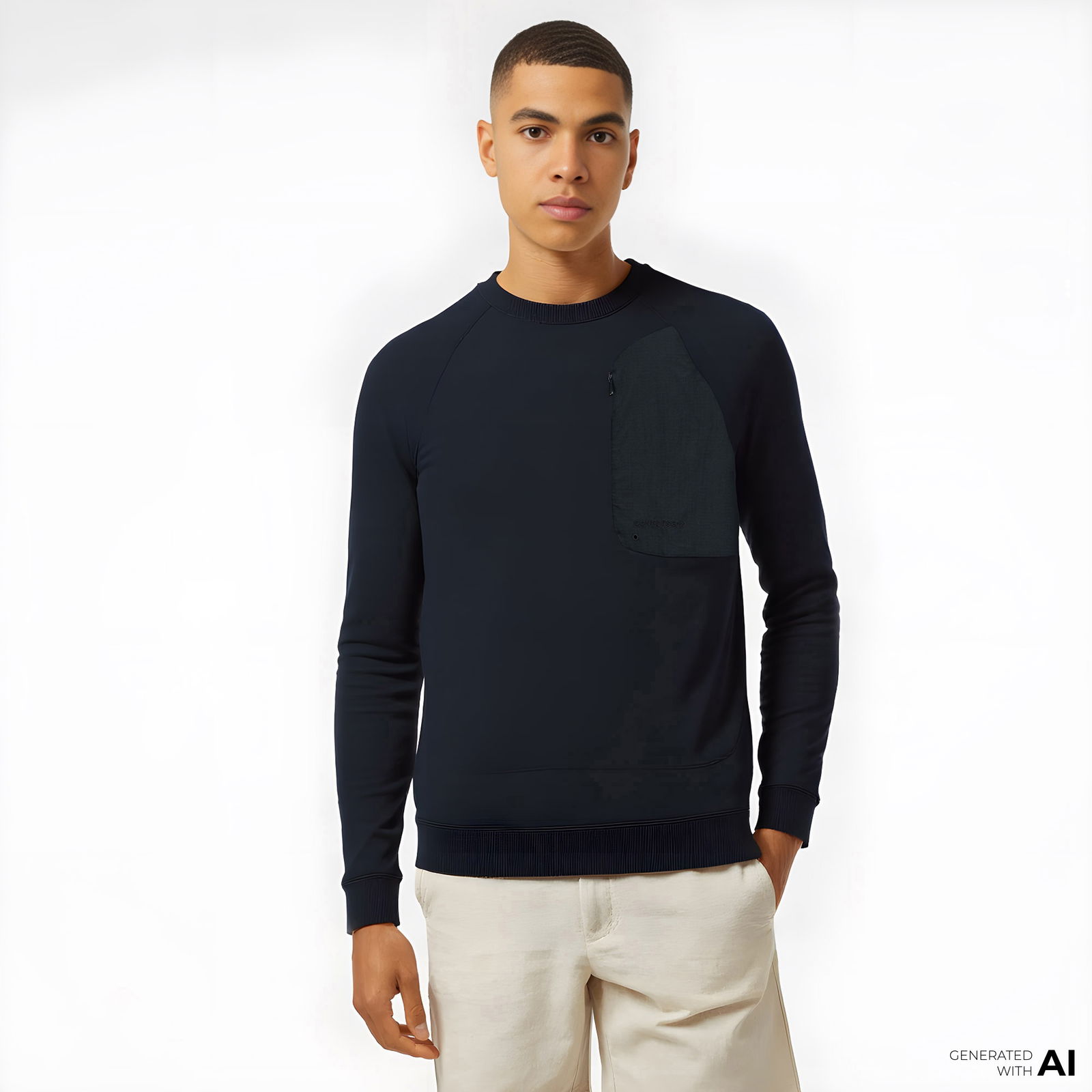 Converse Erkek Loose Fit Siyah Sweatshirt