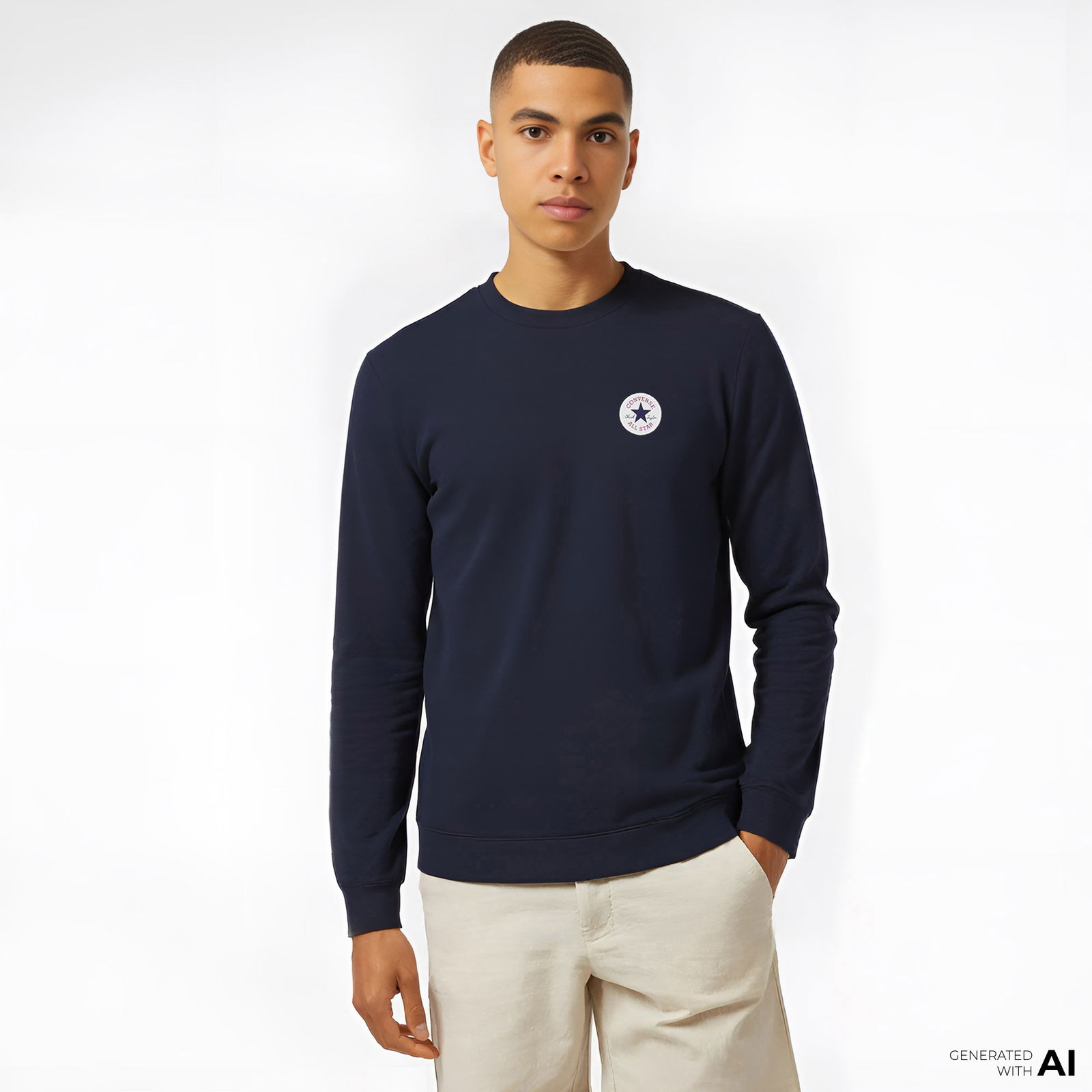 Converse Go-To Unisex Siyah Sweatshirt