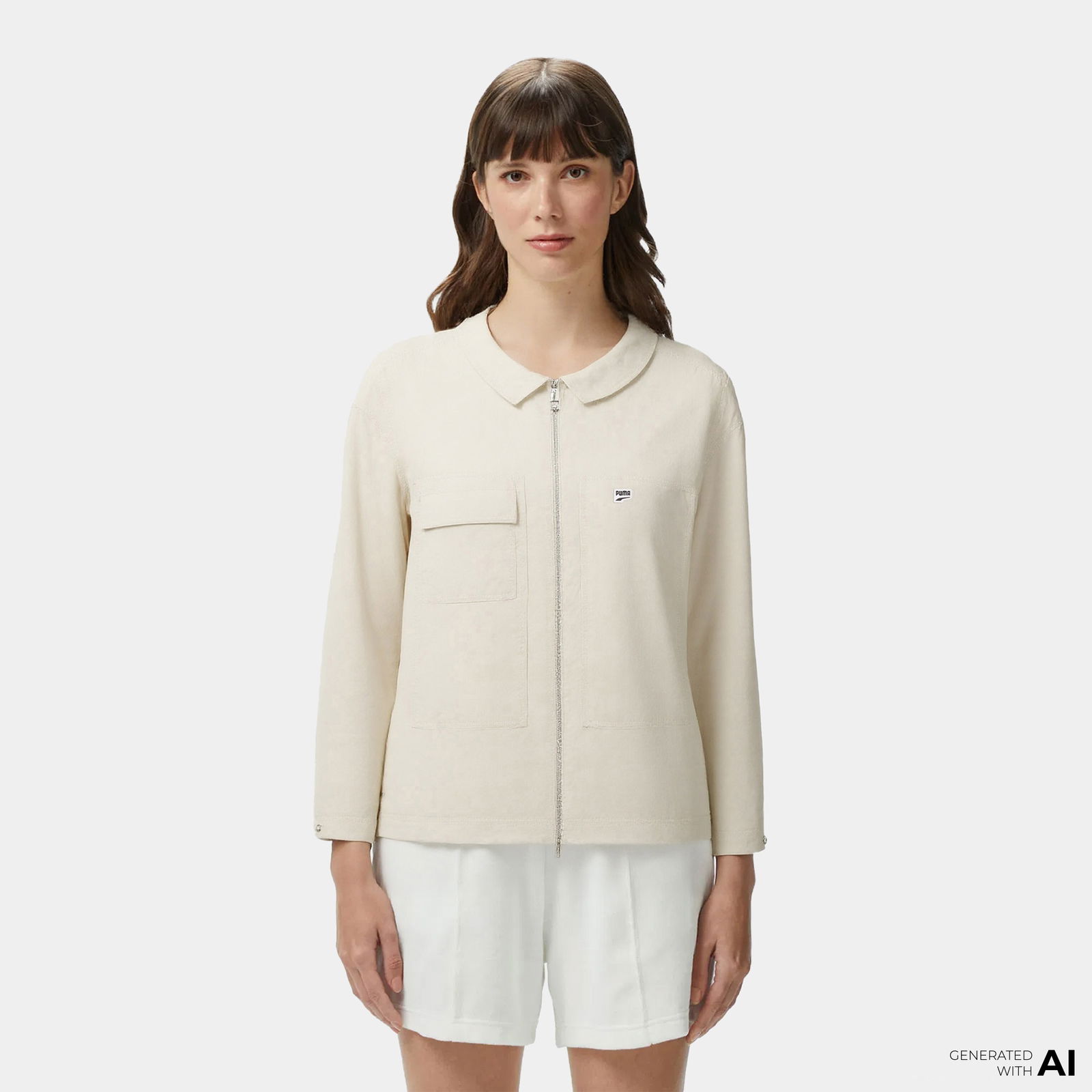 Puma Downtown Relaxed Erkek Bej T-Shirt