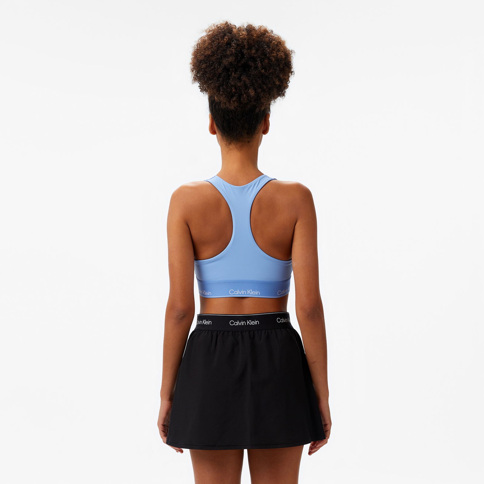 Calvin Klein Wo - Sports Medium Support Kadın Mavi Bra