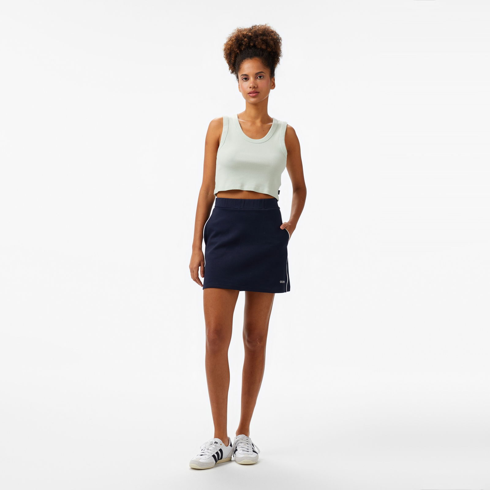Guess Nigella Skirt  Kadın Lacivert Etek