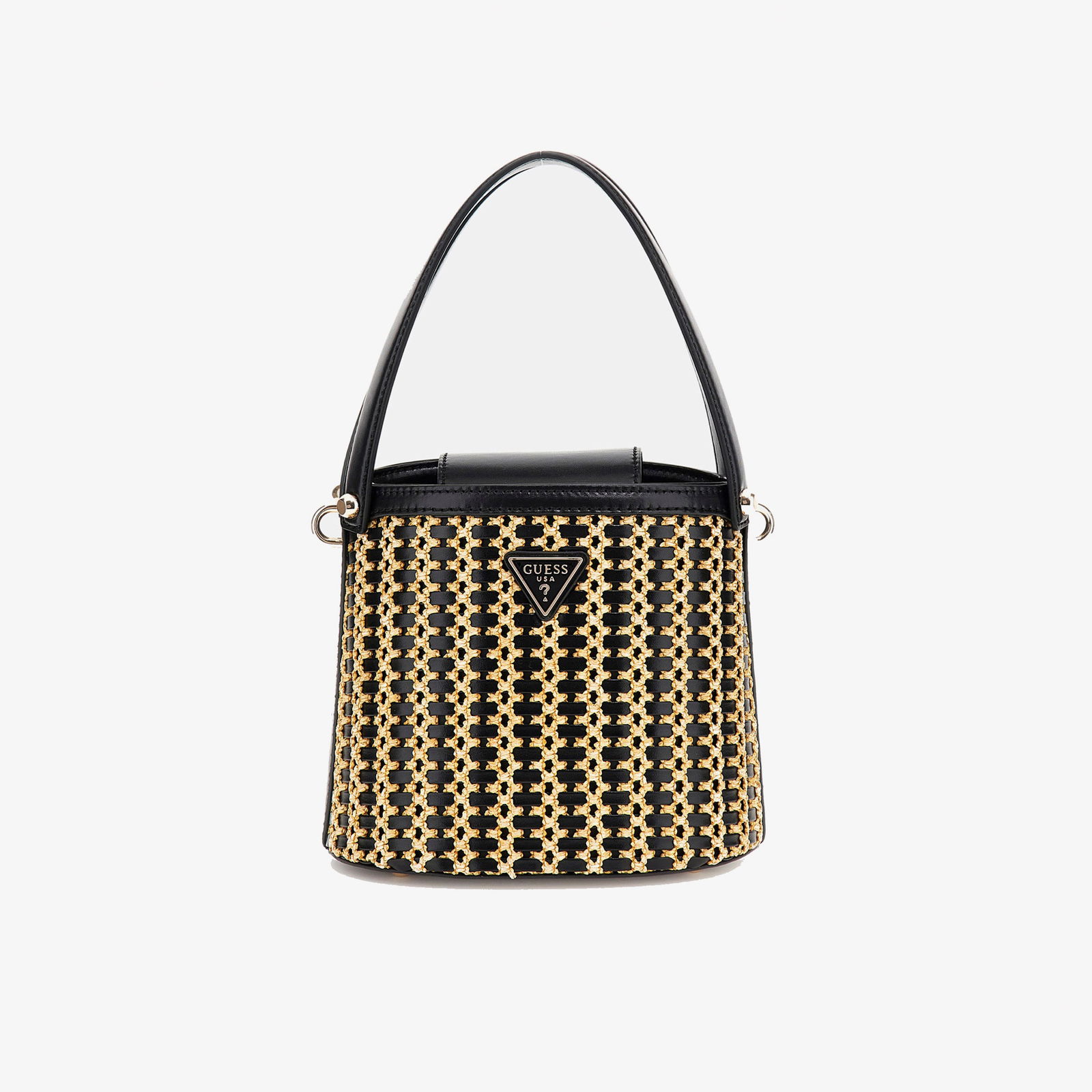 Guess Atalia Crossbody Buc  Kadın Siyah Çapraz Askılı Çanta